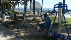 Площадка для воркаута в городе Нячанг №4067 Маленькая Советская фото